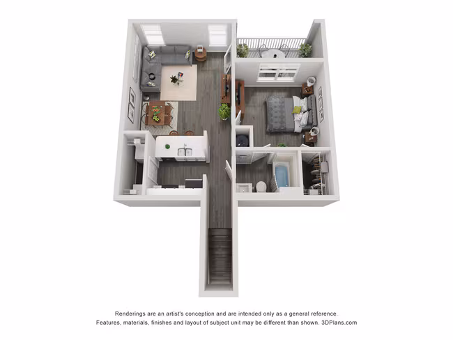 A1 Upper 1709 floor plan